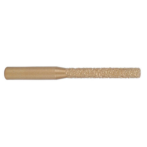 Stone(6.35x5x65mm) Router Bits Golden Brazed Straight Shank Rotary Wheel Router Bit for Marble Granite