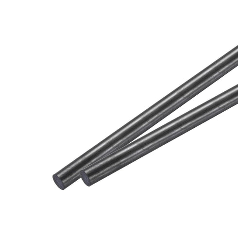 MECCANIXITY 2 Pack Carbon Fiber Rod, 8mm x 150mm for DIY Tool, Quadcopter Arm, RC Plane Wing Tube