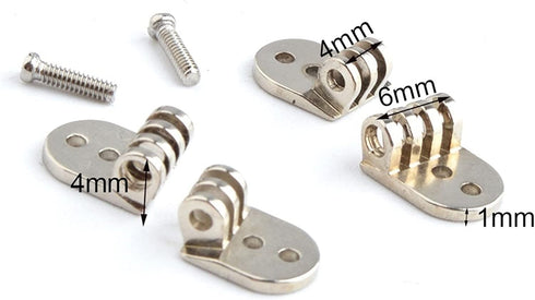 10 Sets Replacement Eyeglasses Hinge, Eyewear Accessories for Plastic, Wooden, and Sunglasses Frames