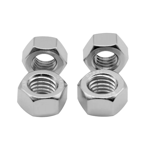 beduan 50PCS 5/16"-18 18-8 304 (A2-70) Commercial Nuts Stainless Hardware Nuts Grade for Boats Dock Car