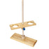 2 Holes Funnel Stand, Adjustable Height Wooden Lab Separating Funnel Rack for School Laboratory Experiment