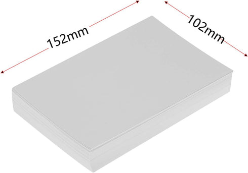 4x6 inch 4R 157gsm, 100 Glossy Laser Photo Paper - Sheets, Double-Sided Premium Coated Paper for Laser Printers, Ideal
