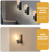 Bulb PRETYZOOM Iron Wall Sconce Retro Wall Mounted Light Living Room Bedroom Without