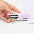Purple Plier Stapler with #10 Staples Set, Cute Manual Stapler with 1000 Rose Gold Staples for Office Supplies