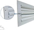 2-Way Commercial (10"x6" 2-Way Upgrade Your Airflow With Curved Blade Ceiling Diffuser & Multi-Shutter Damper