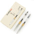czxwyst X97 Retractable Gel Ink Pens, 0.5mm Fine Point, Black Color, 12-Pack