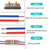 21Pcs 2 Conductor Compact Splicing, 2 Circuit Inline Splices for 28-12 AWG