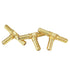 Nigo Industrial Co. 3-Way Tee Brass Hose Fitting, 1/4" ID Hose Barb Pipe Fitting, Pack of 3
