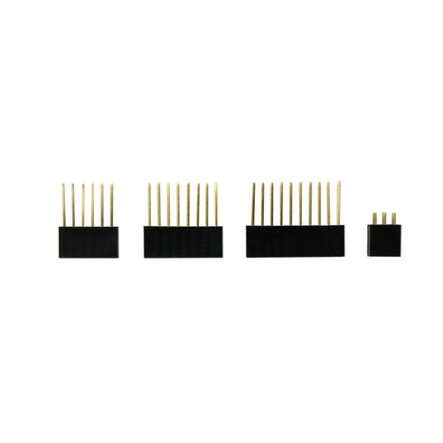 2.54mm Stackable Shield Header Zovfam - 110 Pcs 6/8/10 Pins and Double Row 3 Pins for Arduino