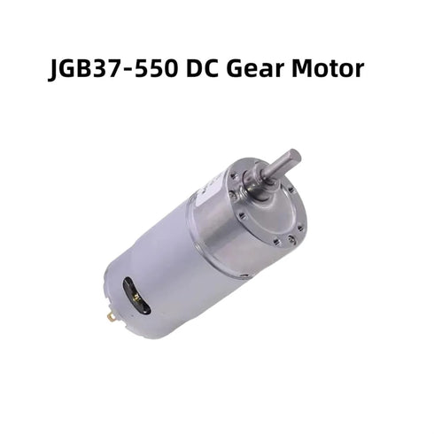 RNUDBLSK 6V12V JGB37-550 37mm Model(9rpm) DC Gear Motor with Bracket Metal Gear Low Speed Large for Smart Car/Robot/Toy