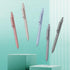 EEOYU 5pcs Quick Dry Ink Gel Pens, Fine Point Retractable Roller Ball Pens, Black Ink Smooth Writing Cute Aesthetic for