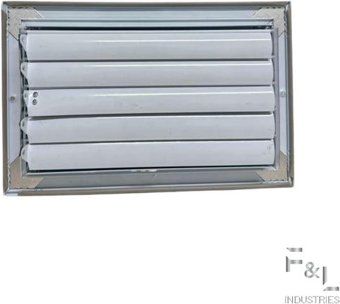 2-Way Commercial (10"x6" 2-Way Upgrade Your Airflow With Curved Blade Ceiling Diffuser & Multi-Shutter Damper