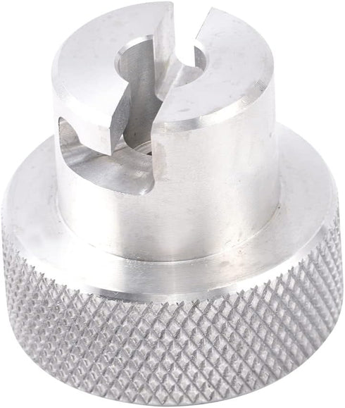 6061 Aluminum Knob for Bottle Jack Valve Release Screw On for Harbor Freight Hydraulic Press (3/8")