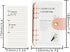 Clear A6 Binder 6-Ring Soft PVC Cover Binders Rose Gold Round Ring PU Leather Snap Button Refillable Notebook Protector with 90 Sheets Lined Paper Budget Planner Folders by MEI YI TIAN