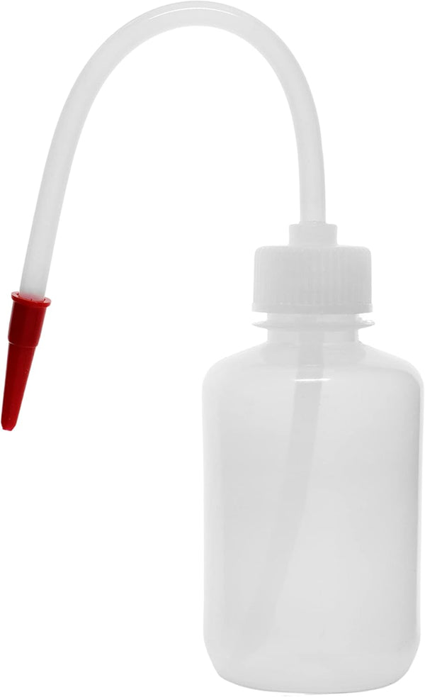 EISCO Wash Bottle, 250ml - Polyethylene, Unbreakable with Flexible Delivery Tube