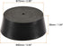 MECCANIXITY Rubber Tapered Plug 75mm to 90mm with Hole Test Tubes Bungs Stopper Black for Lab Home