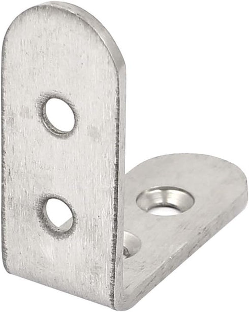 Aexit 45mmx45mm (57043e794f9bcd9546064ced2cab185f) L Shape Stainless Steel Shelf Corner Brace Right Angle Bracket