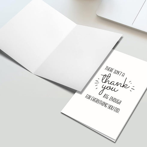 Humorous Thank You Card for Men and Women - Perfect for Teachers and Bosses