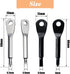 8Pcs Portable Keychain Screwdriver Set, Mini Pocket Key Chain Phillips Slotted Head Screwdriver