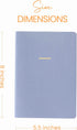 Notebook Journal, A5, 8 Pack, 5.5 x 8 in, Cute Soft Paper Cover, Thin Writing Journal for Travel, Meditation, Wedding