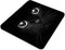 Black Cat Gaming Mouse Pad, Custom Design with White Eye Looking, Non-Slip Rubber for Computers, Desktops, PC