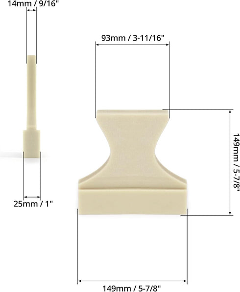 QWORK Tapping Block for Laminate and Wood Floor Installation, Woodworking Tapping Blocks, Large