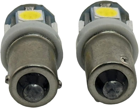 Rebaydo 2pcs E10 Bulb 6 LED Volt AC or DC Map Dome Trunk Accessory Light (Color:Green;)