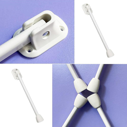 UtySty 4 Pack 11 Inch Lap Desk Leg Replacement Plastic Laptop Desk Folding Legs for Laptop Bed Desk Foldable Laptop