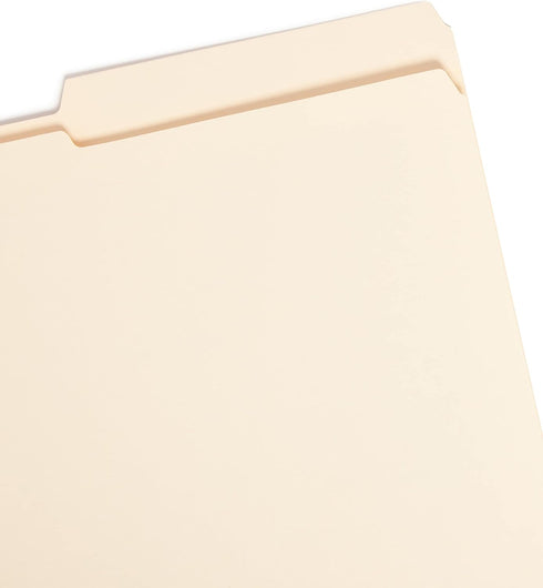 Smead File Folder, Reinforced 2/5-Cut Tab Right Position, Legal Size, Manila, 100 Per Box (15386)