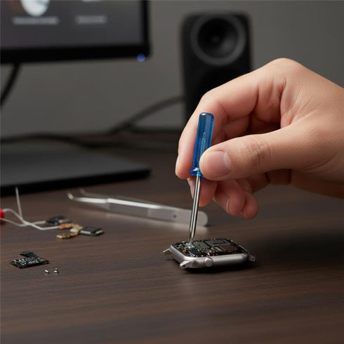 Gadgetime USA Set, Pack 6, 3 mm 2 mm 1.6 mm, Mini Screwdriver of Cross and Flat Tip Sizes Repair Tools with Anti-Slip
