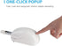 Electric Stapler with 2000 Staples and 1 Staple Remover, 25 Sheet Capacity, AC Adapter or Battery Powered (White)
