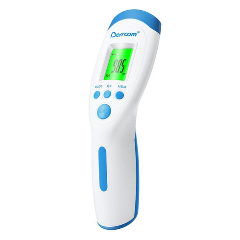 Berrcom Non-Contact Infrared Forehead Thermometer for Adults and Kids, 3-in-1 Digital Fever Thermometers with LCD