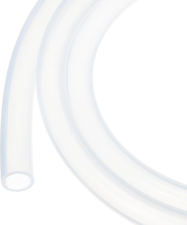 5m Clear Silicone Tubing, 10mm(3/8") ID x 13mm(1/2") OD Pure Industrial Plastic Hoses for Pump