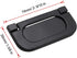 Yoohey 2 Pack Modern Flush Ring Pull Handle, 2.5 Inch Hole Distance, Zinc Alloy, Black