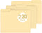 PANDRI 220 Pack File Folder, 1/3 Cut Tab, Letter Size, Filing Folder for Office School Business