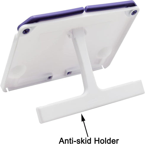 Maydahui Mini Desktop Book Stand Portable Foldable Lightweight Book Rest for Music Score Cookbook Tablet (Max Size 12 X