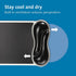 Kensington Duo Gel Mousepad with Wrist Rest, Ergonomic Non-Skid Gel Mouse Pad for Computer, 9.6" x 7.6" (Black)