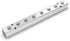 GASHER 1PCS Aluminum 8 Way Pneumatic Manifold, 10 Port Air Distribution Block Splitter, 1/4" Output, 1/2" Supply