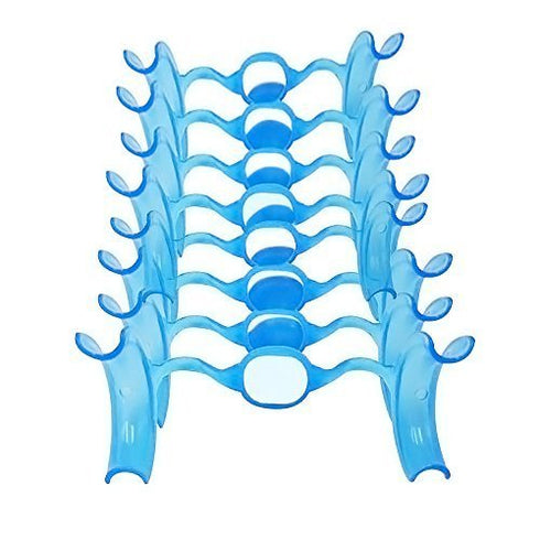 East Dental Holder(30pcs) Blue Teeth Whitening LED M-Shape Intraoral Cheek Lip Retractor Expanders Mouth Opener Lip