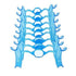East Dental Holder(30pcs) Blue Teeth Whitening LED M-Shape Intraoral Cheek Lip Retractor Expanders Mouth Opener Lip