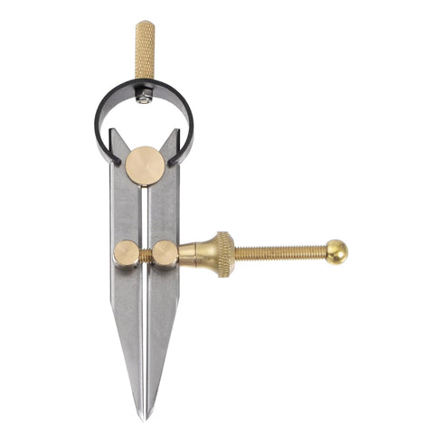 Spring Joint Caliper 3 inch / 75mm Steel Divider Caliper with Brass Fulcrum for Metalworking Geometry Drawing