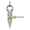 Spring Joint Caliper 3 inch / 75mm Steel Divider Caliper with Brass Fulcrum for Metalworking Geometry Drawing