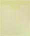 JAM PAPER Plastic Envelopes with Tuck Flap Closure - Letter Open End, Yellow, 12/Pack