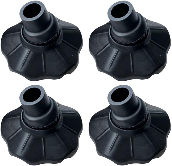 LivGrain 4 Pack 13mm/15mm/16mm Legs(16mm) Outdoor Camping Chair Foot Pads - Non-Slip Anti-Sink Leg Mats for Folding