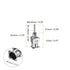 10pcs 18Gauge Stainless Steel Dispensing Needles, 1/4" All Metal Glue Needle Tube Blunt Tips Luer Lock for Thick Liquids, Ink, Glue, Lab Use