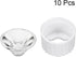 uxcell 10 pcs 20mm LED Lens 60 Degree with White Holder for 1W 3W High Power LED Light