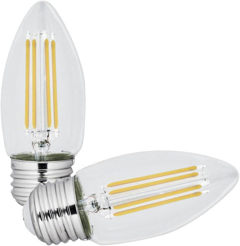 Feit Electric 21129 - BPETC60950CAFIL/2/RP Decorative Chandelier Antique Filament LED Light Bulb
