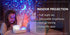 360 Ocean Night Light Projector, Kids Galaxy Projector for Bedroom, Nebula Star projector with USB Cable, Degree