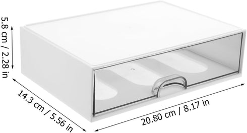 Multi-function Desk Organizer with Drawer Storage Versatile Container for Office Home Use for Makeup Stationery