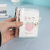 Mini Size Clear 3-Ring Binder Cover, Refillable PVC Notebook Binder with Snap Button Closure for 3-Holes Filler Paper